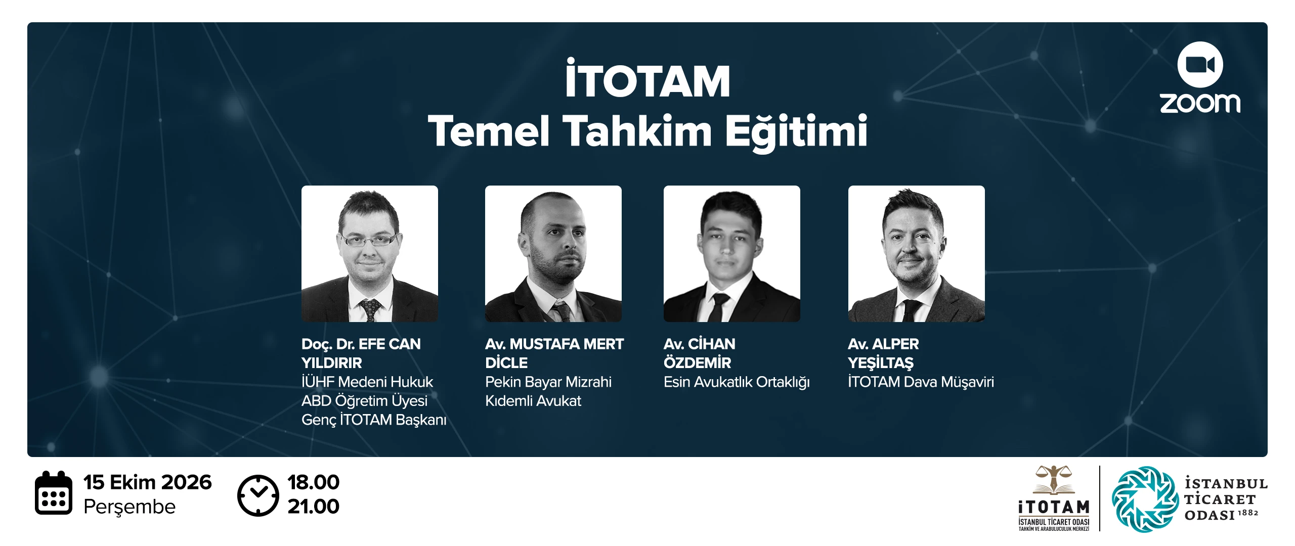 İTOTAM Temel Tahkim Eğitimi (Sertifikalı)